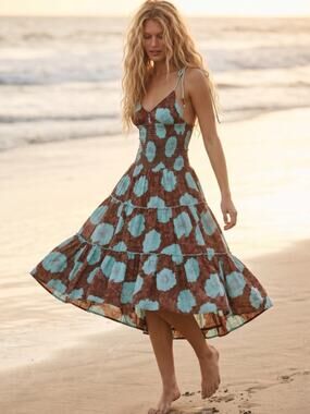 free people ain't she a beaut midi dress Free People Ain't She A Beaut Midi Maxi Dress XS Peach